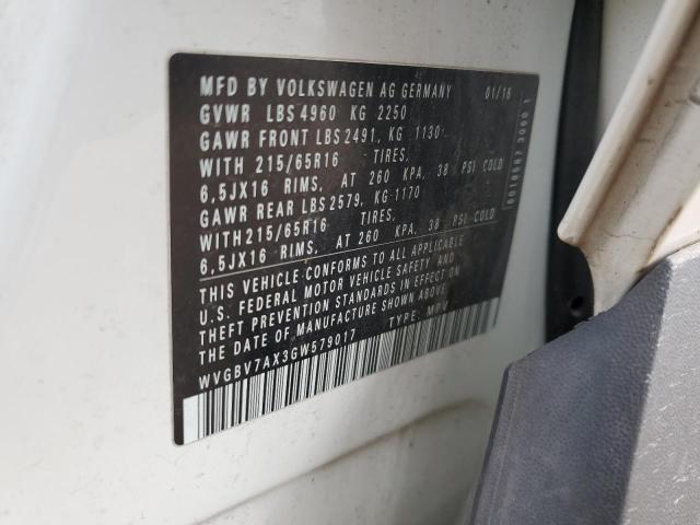 2016 VOLKSWAGEN TIGUAN S #3292507702