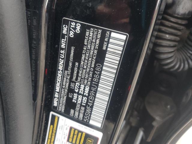 2017 MERCEDES-BENZ C 300 4MAT 55SWF4KB9HU188480