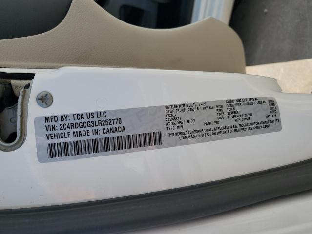 2020 DODGE GRAND CARA 2C4RDGCG3LR252770