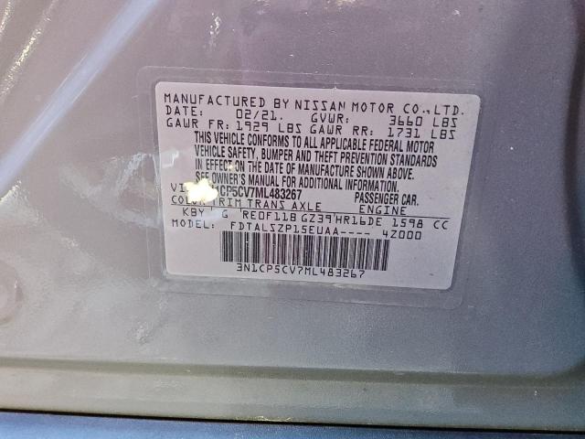 2021 NISSAN KICKS SV - 3N1CP5CV7ML483267