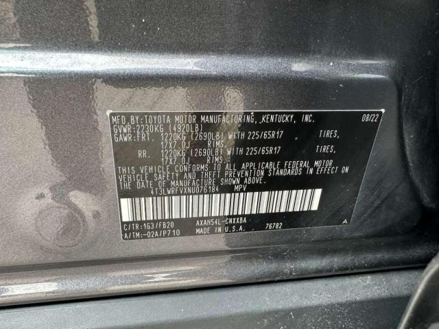 2022 TOYOTA RAV4 LE #3275299333