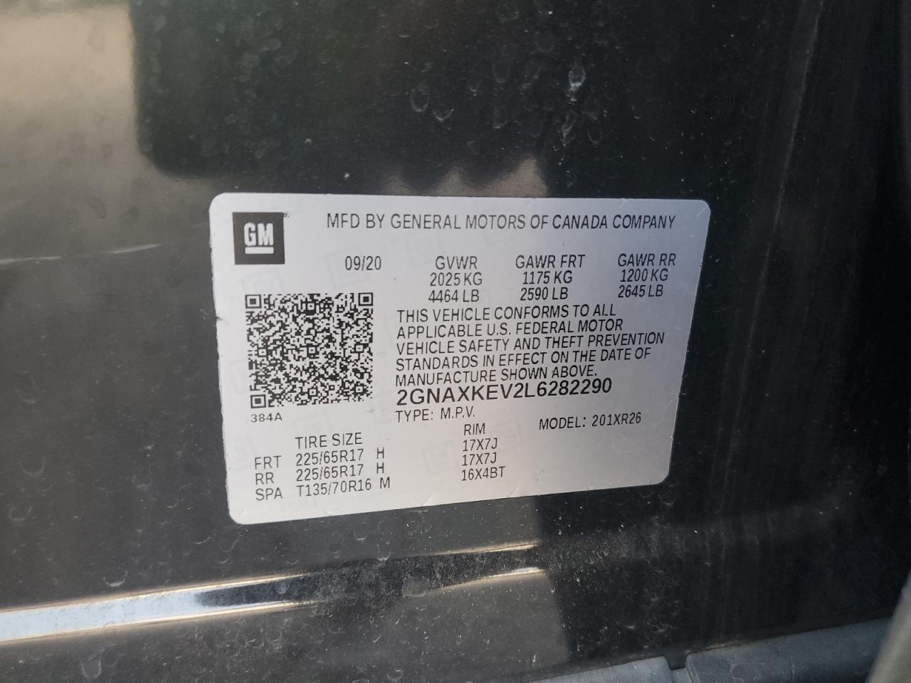 CHEVROLET EQUINOX LT