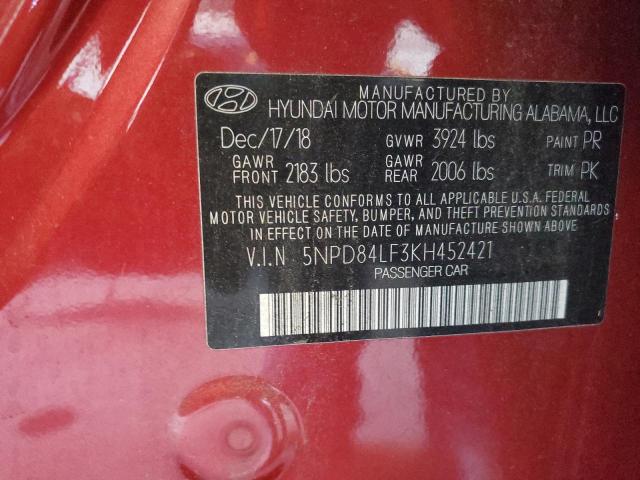 2019 HYUNDAI ELANTRA SE #3292567697