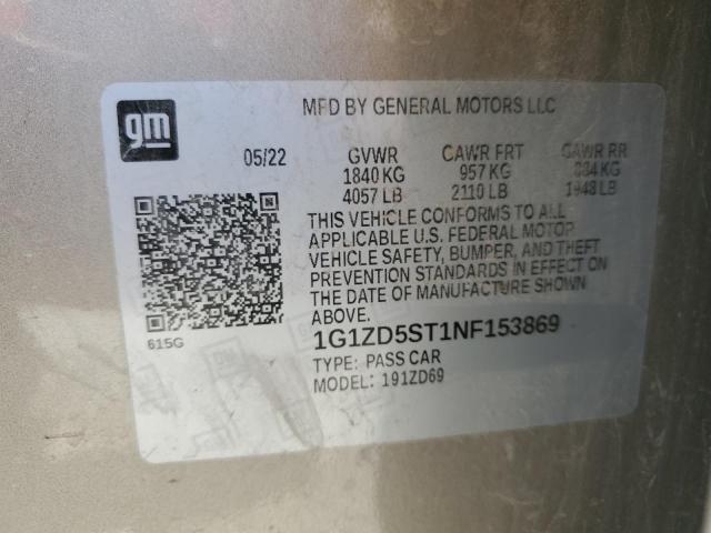 2022 CHEVROLET MALIBU LT #3296219498