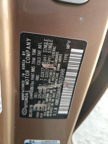 2017 HYUNDAI TUCSON LIM - KM8J33A40HU373988