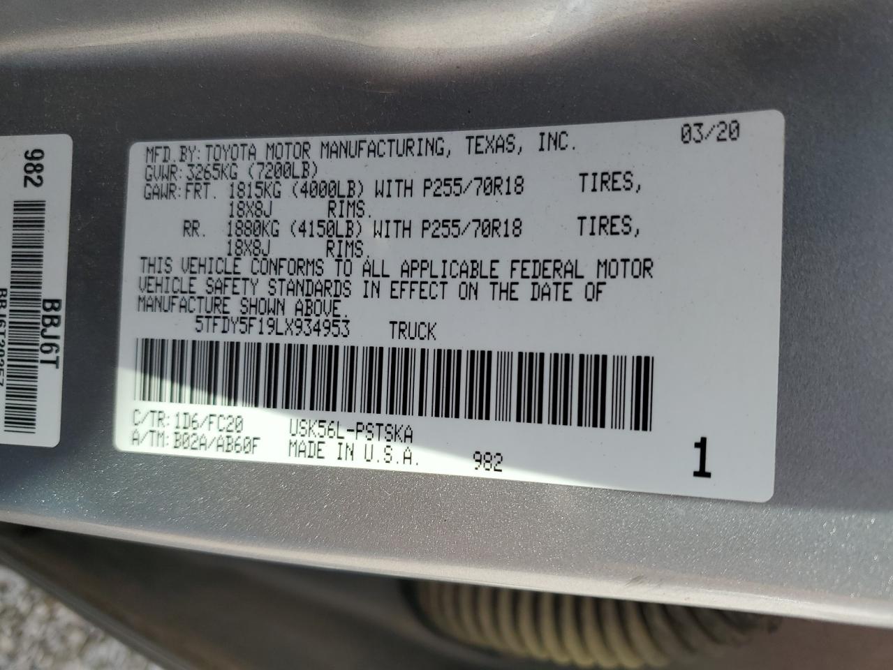 TOYOTA TUNDRA CREWMAX SR5