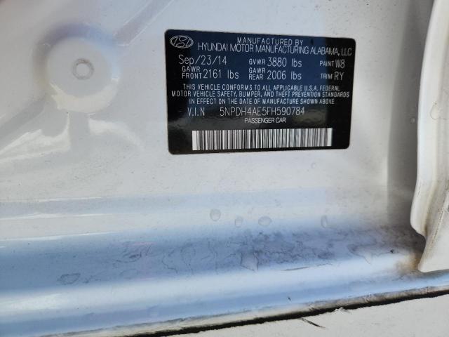 2015 HYUNDAI ELANTRA SE - 5NPDH4AE5FH590784