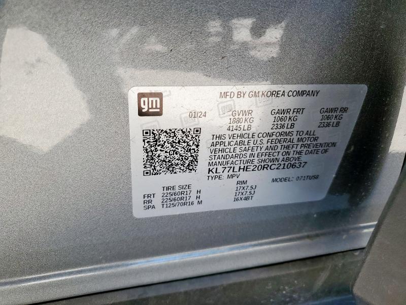 2024 CHEVROLET TRAX 1LT #3277196965