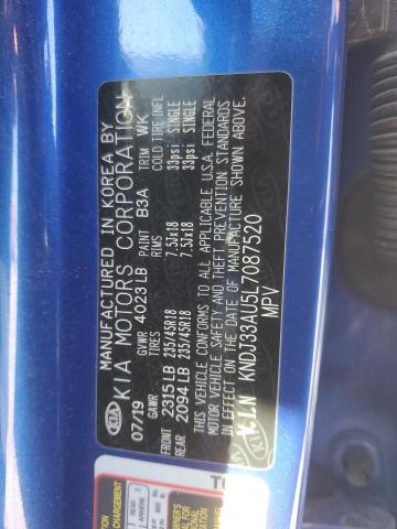 2020 KIA SOUL EX KNDJ33AU5L7087520