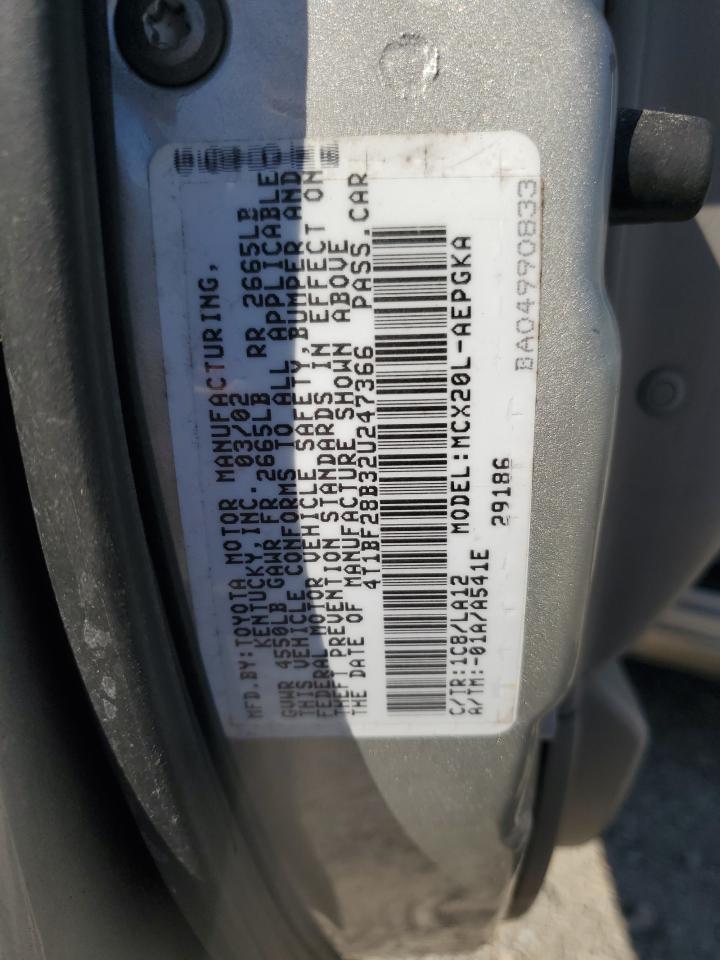 Lot #3298143281 2002 TOYOTA AVALON XL