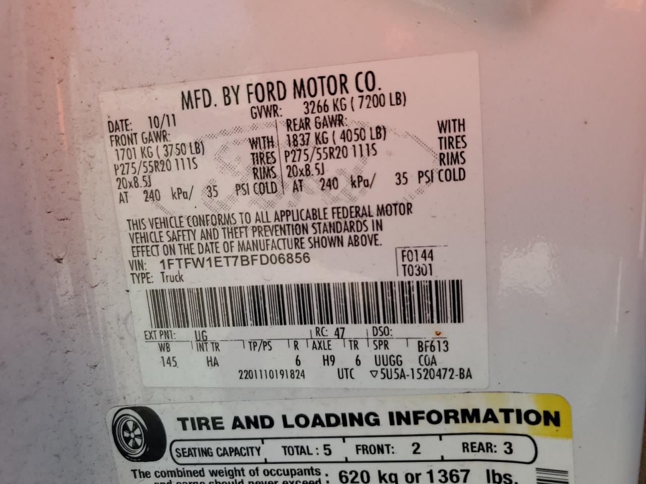 FORD F-150 SUPERCREW