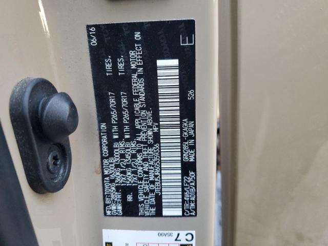 2016 TOYOTA 4RUNNER SR - JTEBU5JR6G5359336