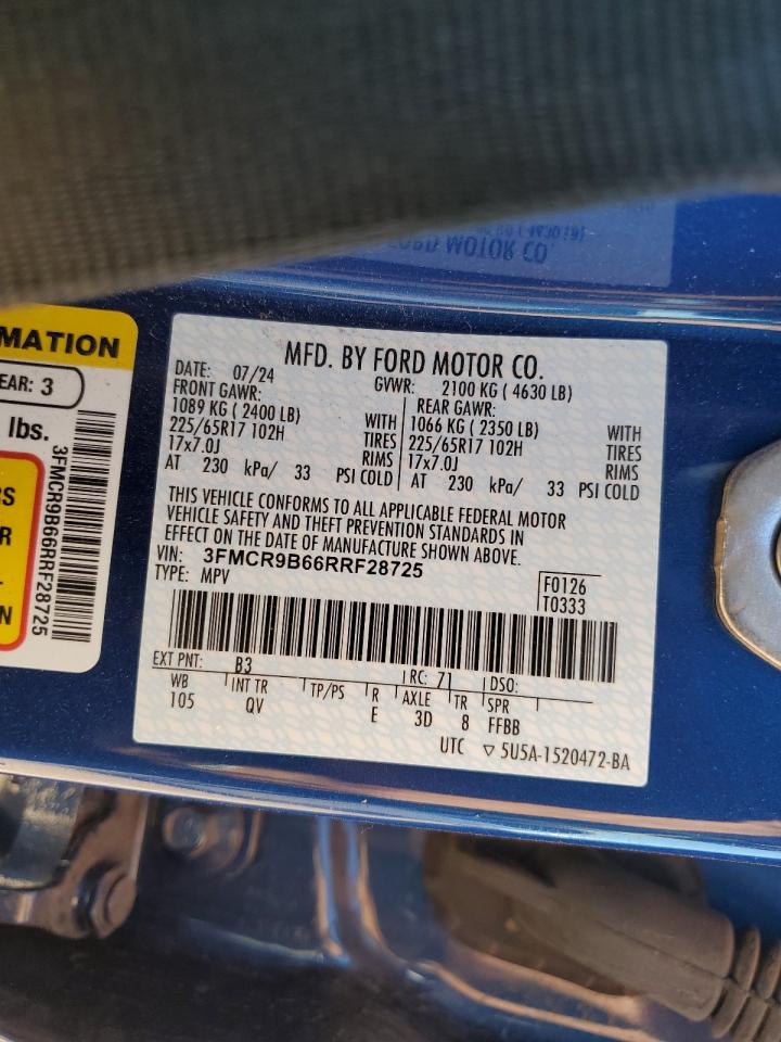 Lot #3309799324 2024 FORD BRONCO SPO