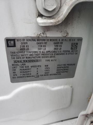 2013 CHEVROLET CAPTIVA LT - 3GNAL3EK3DS563511