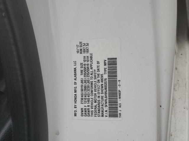 2018 HONDA ODYSSEY EL - 5FNRL6H99JB053576