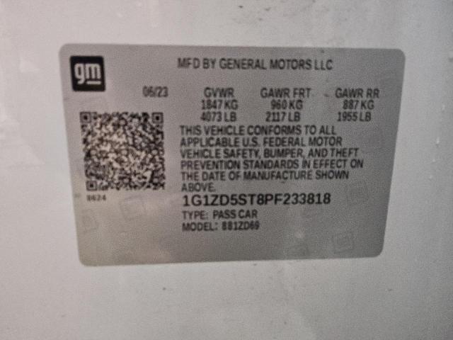 2023 CHEVROLET MALIBU LT 1G1ZD5ST8PF233818