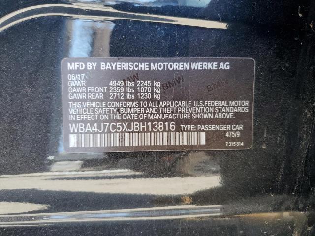2018 BMW 440XI GRAN WBA4J7C5XJBH13816