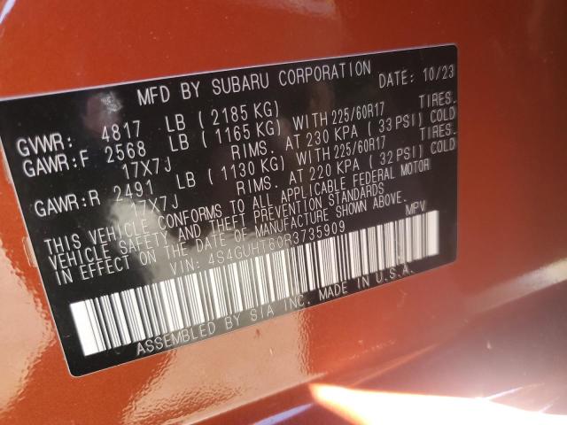 2024 SUBARU CROSSTREK WILDERNESS 4S4GUHT60R3735909