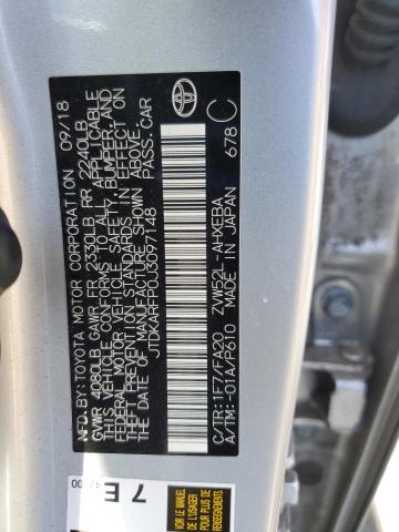 2018 TOYOTA PRIUS PRIM #3268170627