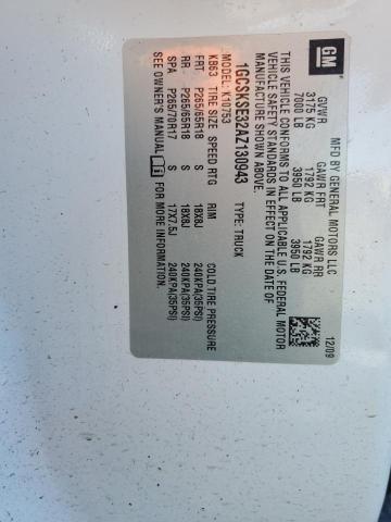 2010 CHEVROLET SILVERADO - 1GCSKSE32AZ130943