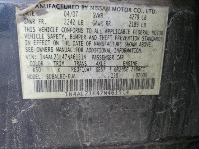 2007 NISSAN ALTIMA 2.5 #3280315954