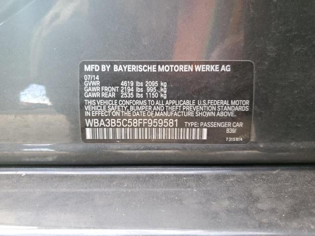 2015 BMW 328 XI SUL WBA3B5C58FF959581