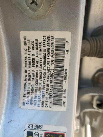 2009 HONDA CIVIC LX #3292309264