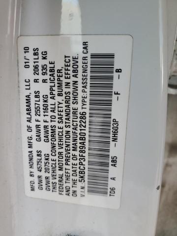 2010 HONDA ACCORD EXL - 5KBCP3F89AB012286