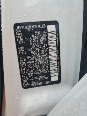 2013 NISSAN JUKE S - JN8AF5MR8DT221783