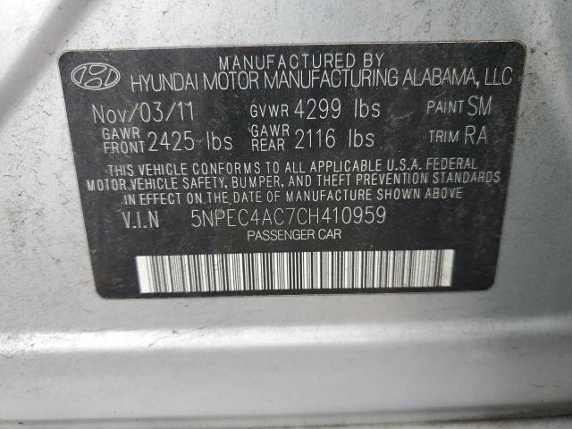 2012 HYUNDAI SONATA SE #3308216221