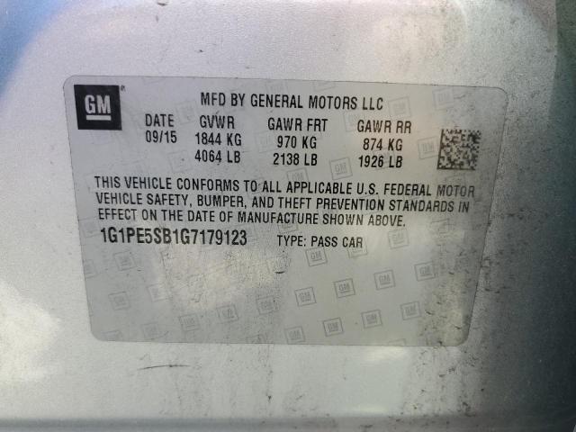 2016 CHEVROLET CRUZE LIMI #3312426641