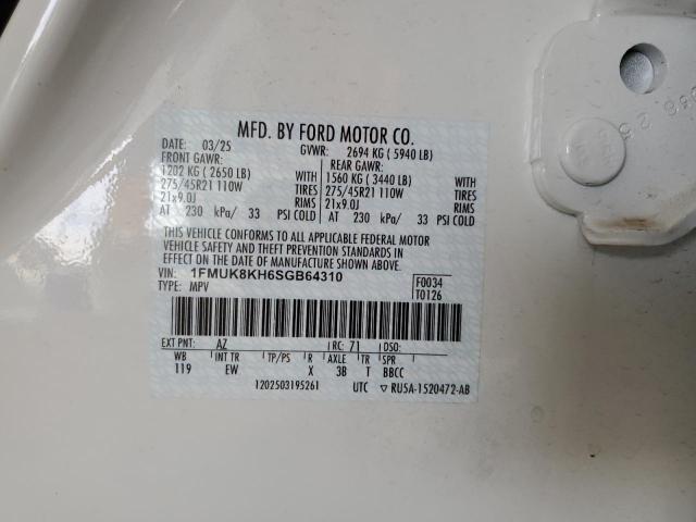 2025 FORD EXPLORER S - 1FMUK8KH6SGB64310