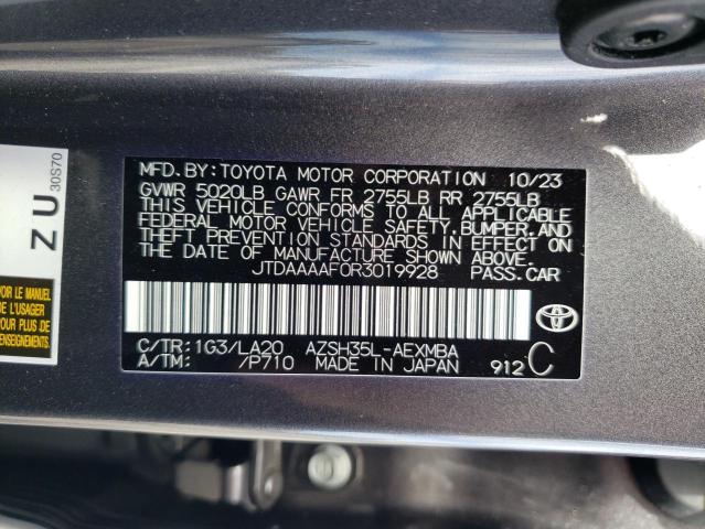 2024 TOYOTA CROWN XLE - JTDAAAAF0R3019928