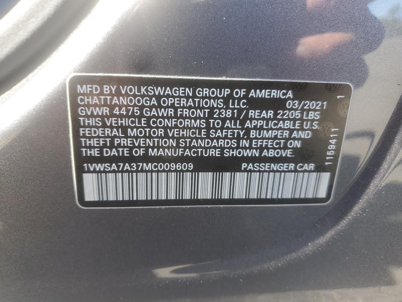 VOLKSWAGEN PASSAT SE