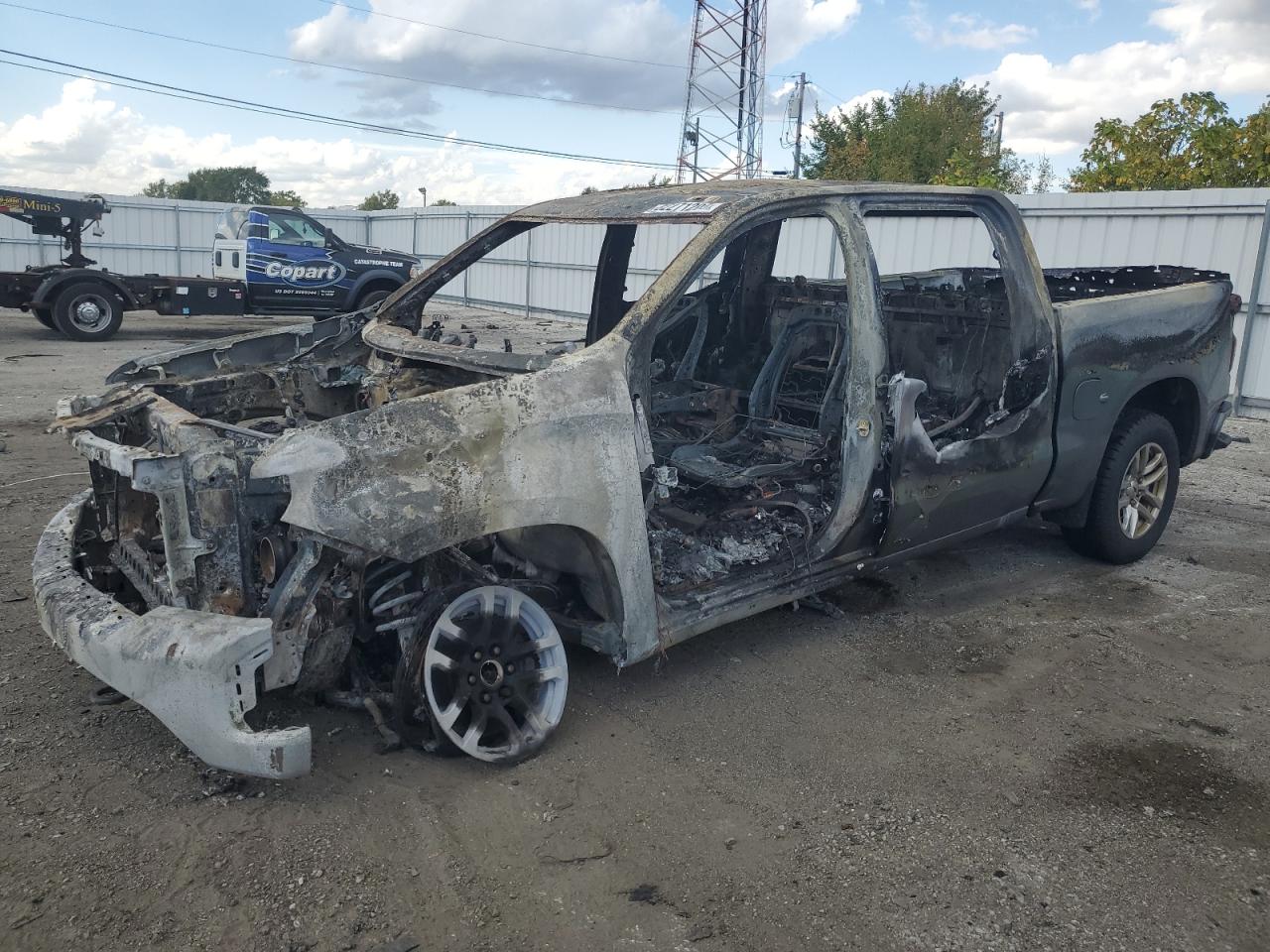 Lot #3310450296 2021 CHEVROLET SILVERADO K1500 RST