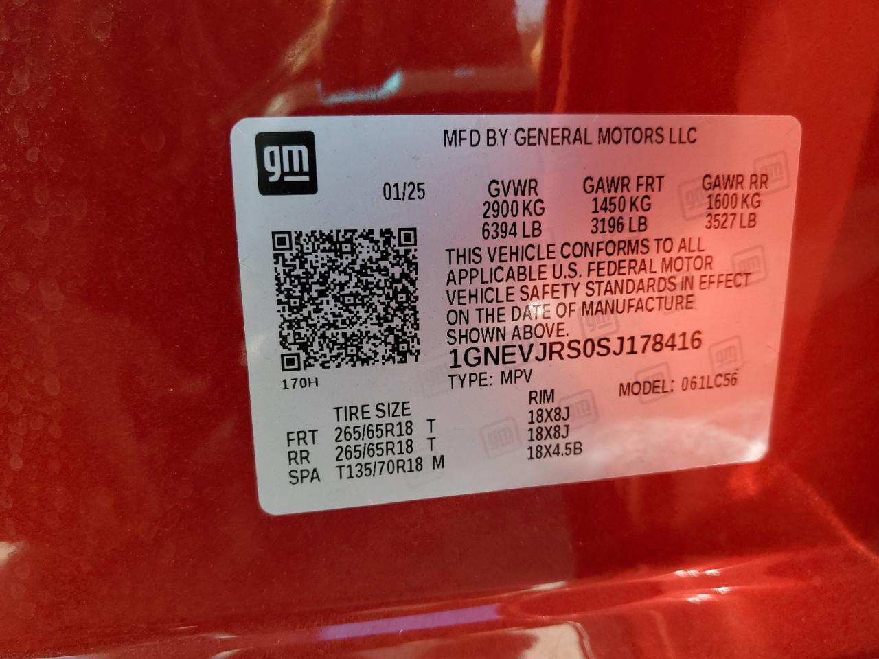 CHEVROLET TRAVERSE Z71