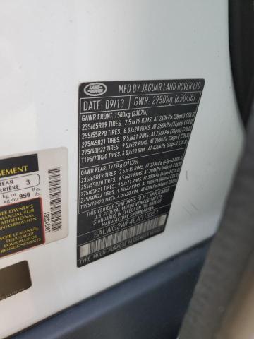 2014 LAND ROVER RANGE ROVE #3265856241