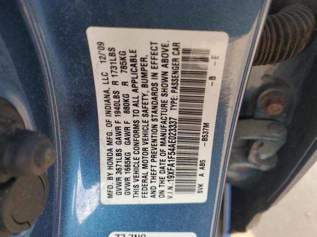 2010 HONDA CIVIC LX - 19XFA1F54AE023337