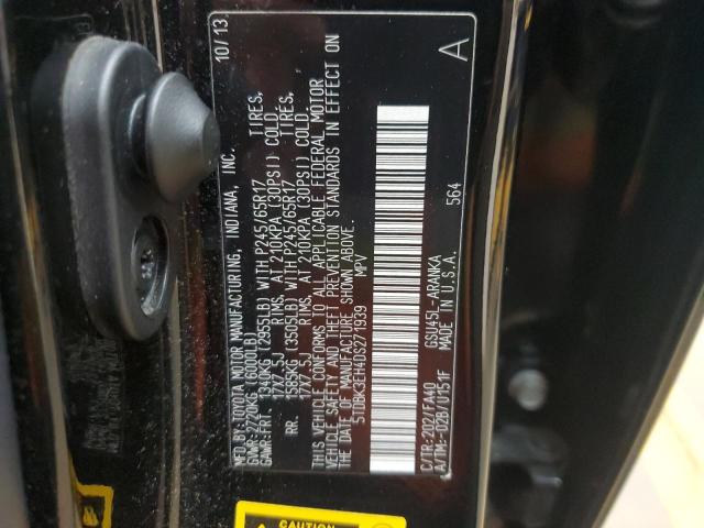 2013 TOYOTA HIGHLANDER - 5TDBK3EH4DS271939