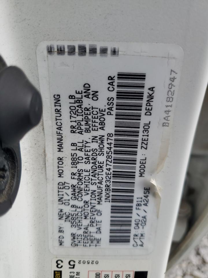 Lot #3286706286 2007 TOYOTA COROLLA CE