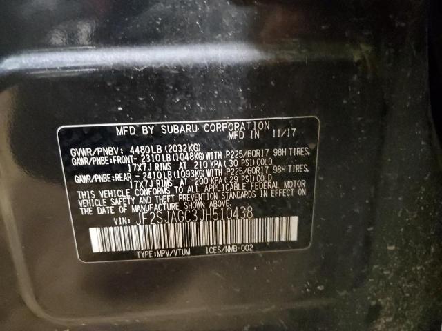 2018 SUBARU FORESTER 2 #3302589763