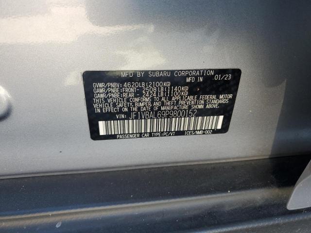 2023 SUBARU WRX LIMITED - JF1VBAL69P9800152