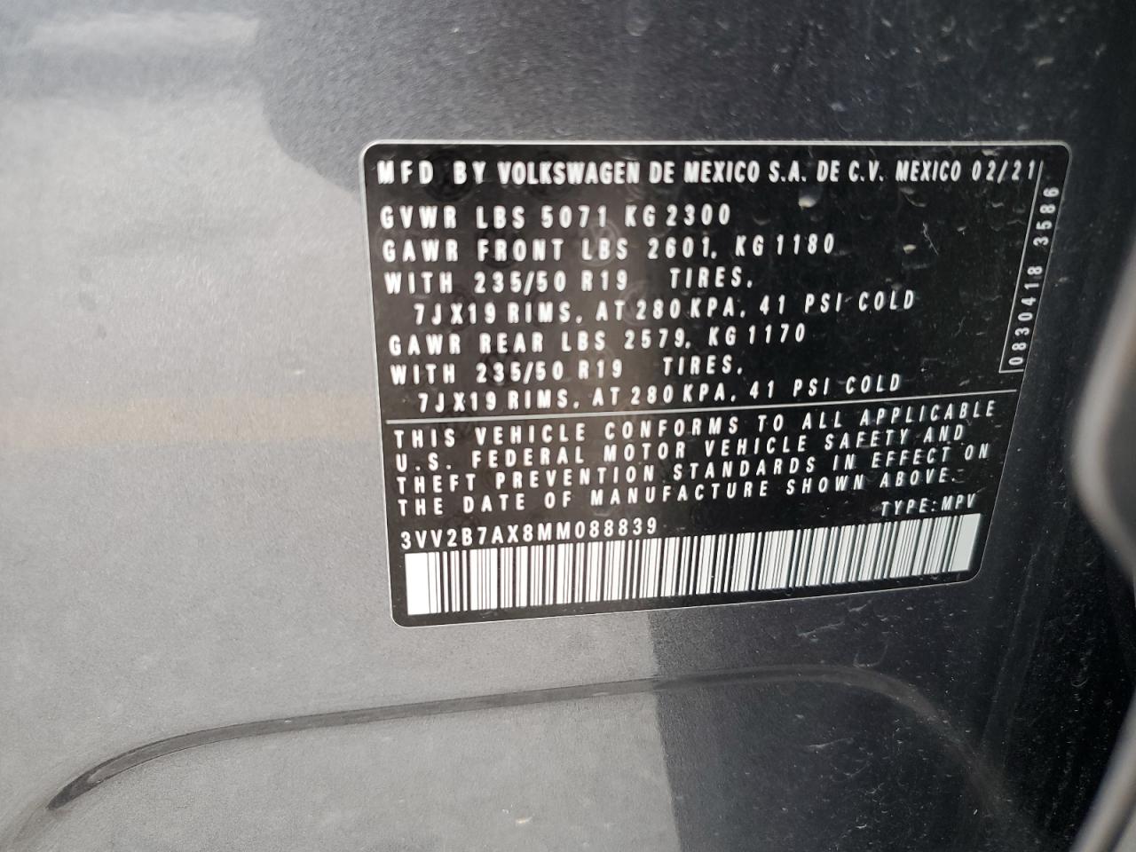 VOLKSWAGEN TIGUAN SE