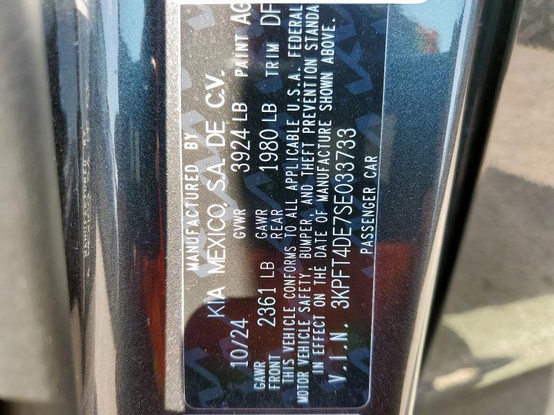 2025 KIA K4 LX - 3KPFT4DE7SE033733