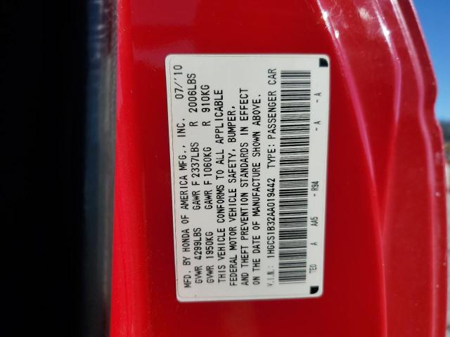 2010 HONDA ACCORD LX - 1HGCS1B32AA019442