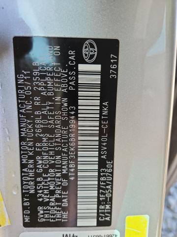 2011 TOYOTA CAMRY BASE - 4T4BF3EK6BR199443