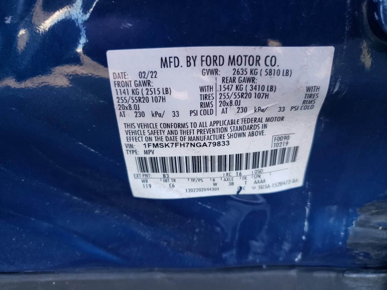 FORD EXPLORER LIMITED