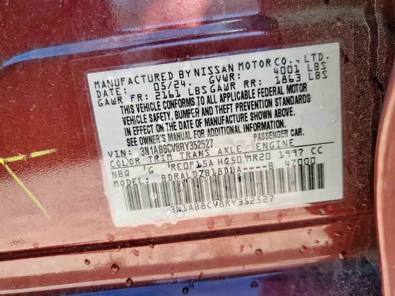 2024 NISSAN SENTRA SV - 3N1AB8CV8RY352527