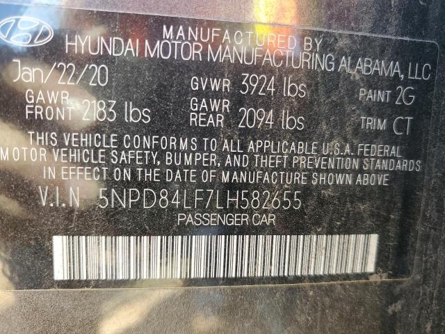 2020 HYUNDAI ELANTRA SE #3283797426