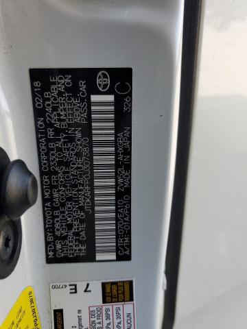 2018 TOYOTA PRIUS PRIM - JTDKARFP0J3073870